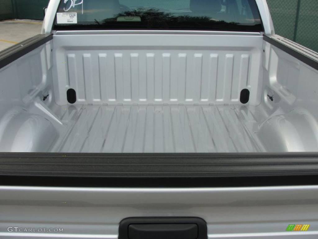 2010 F150 XL Regular Cab - Ingot Silver Metallic / Medium Stone photo #14