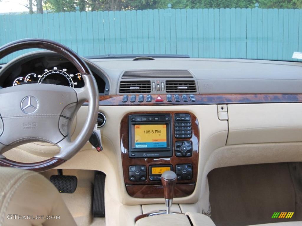 2002 Mercedes-Benz S 600 Sedan Java Dashboard Photo #38294674