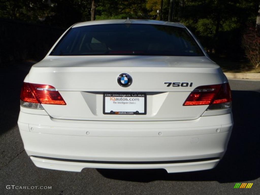 2007 7 Series 750i Sedan - Alpine White / Cream Beige photo #4