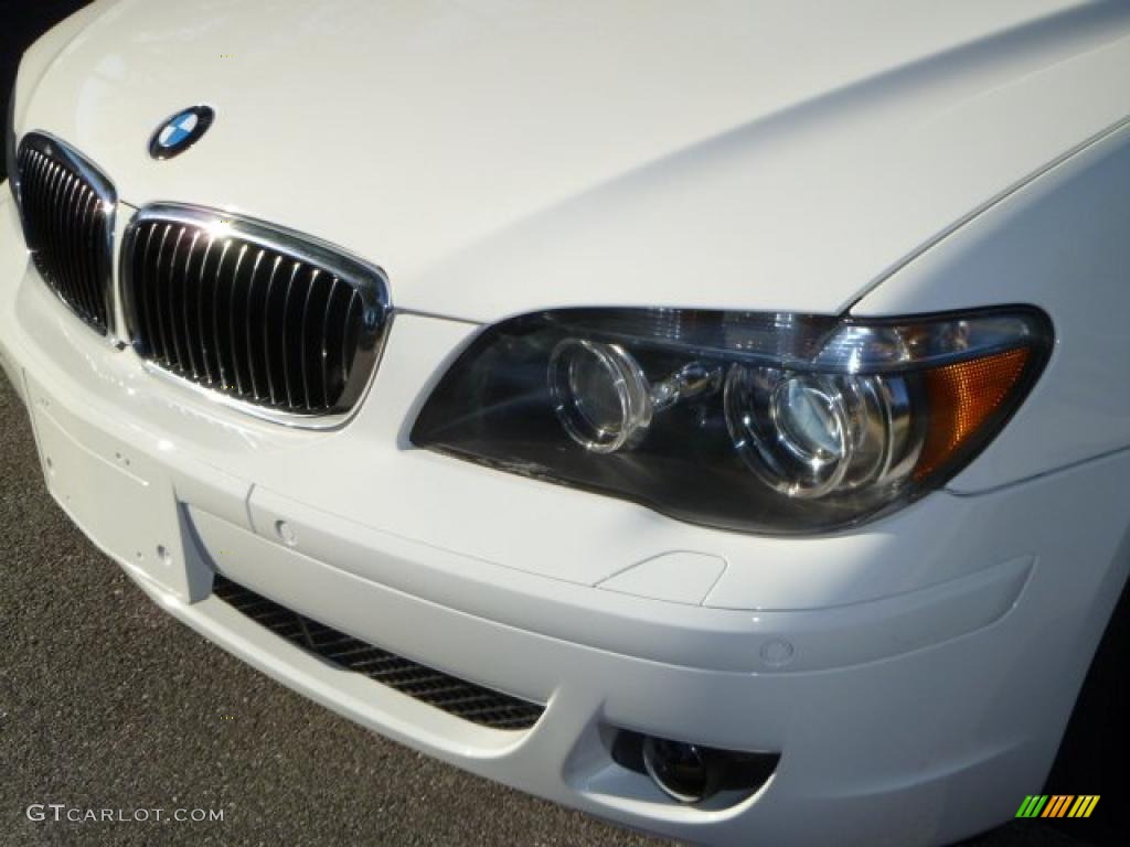 2007 7 Series 750i Sedan - Alpine White / Cream Beige photo #12