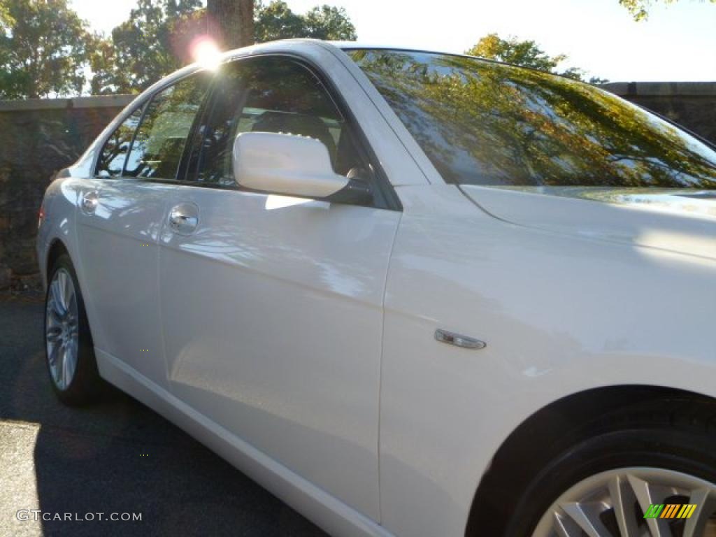 2007 7 Series 750i Sedan - Alpine White / Cream Beige photo #14