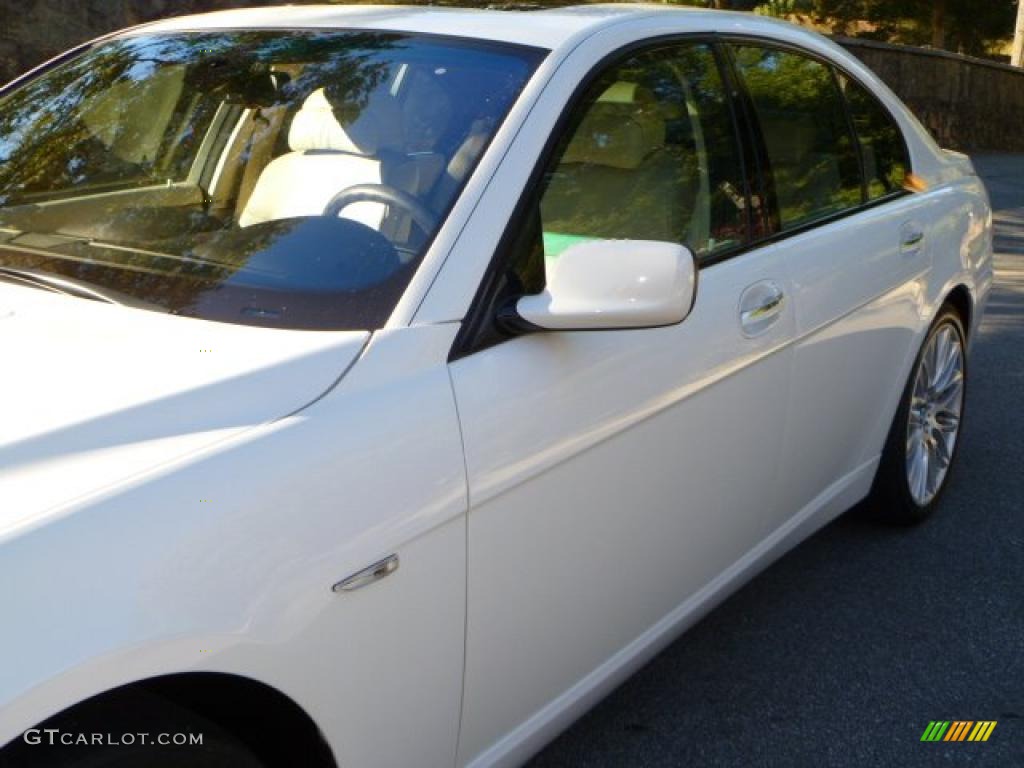 2007 7 Series 750i Sedan - Alpine White / Cream Beige photo #16