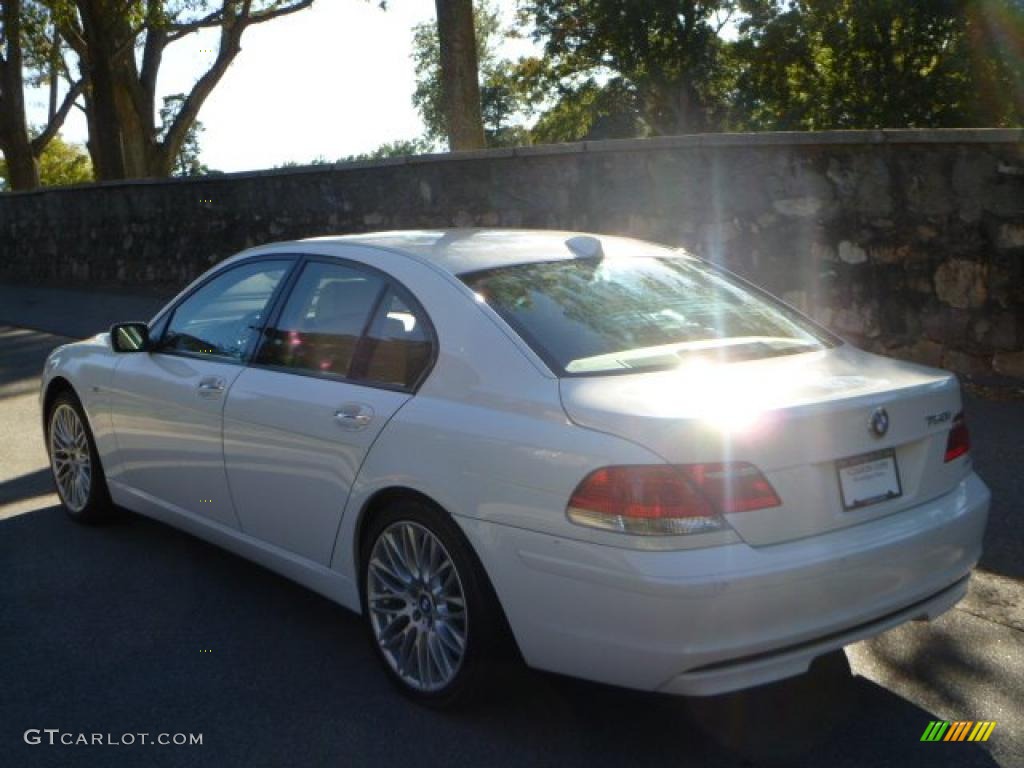 2007 7 Series 750i Sedan - Alpine White / Cream Beige photo #17