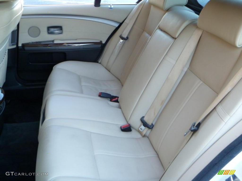 2007 7 Series 750i Sedan - Alpine White / Cream Beige photo #22