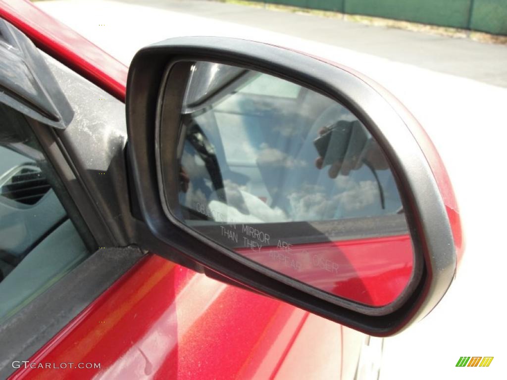 2004 Elantra GLS Sedan - Crimson Dark Red / Gray photo #17