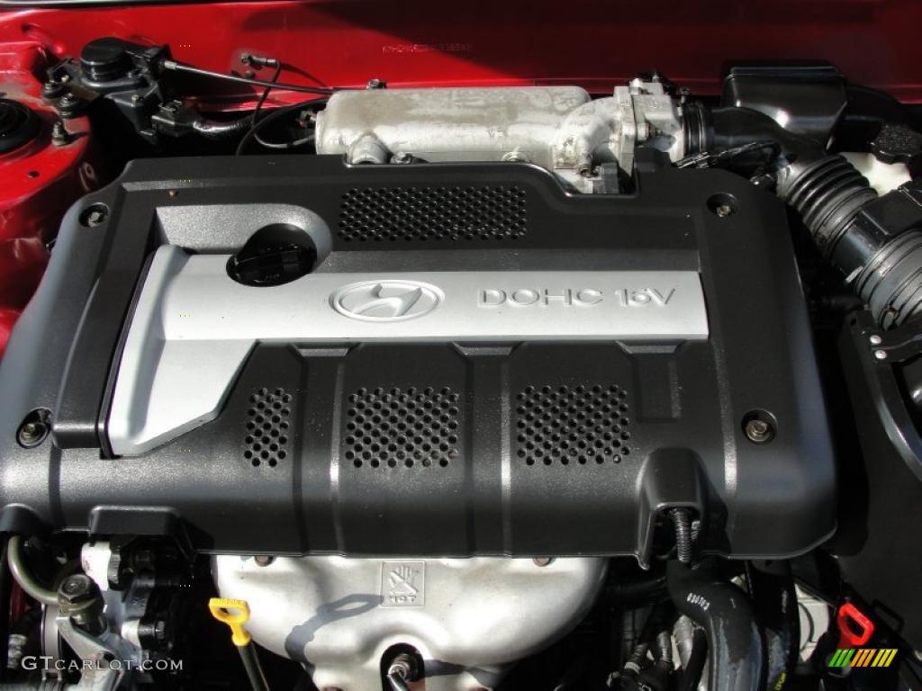 2004 Elantra GLS Sedan - Crimson Dark Red / Gray photo #20