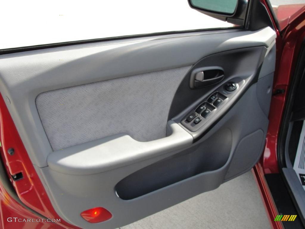 2004 Elantra GLS Sedan - Crimson Dark Red / Gray photo #29