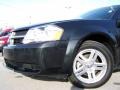 2008 Brilliant Black Crystal Pearl Dodge Avenger SXT  photo #2