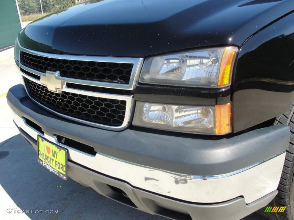 2006 Silverado 1500 LS Crew Cab - Black / Dark Charcoal photo #6