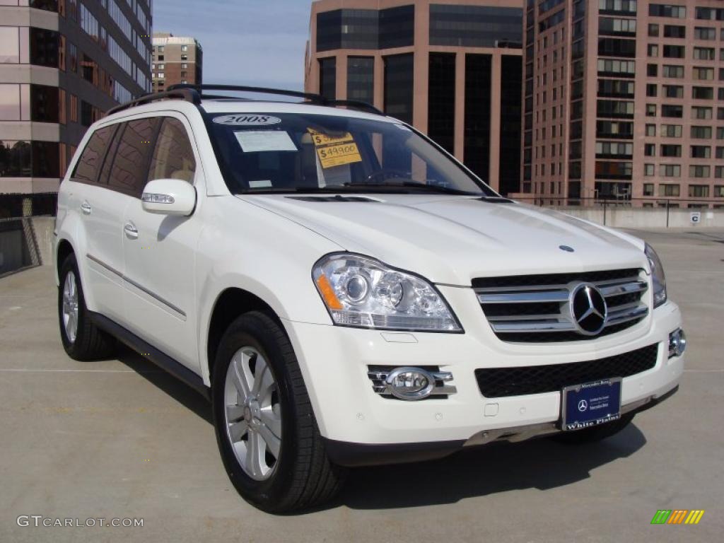 Arctic White 2008 Mercedes-Benz GL 450 4Matic Exterior Photo #38298855