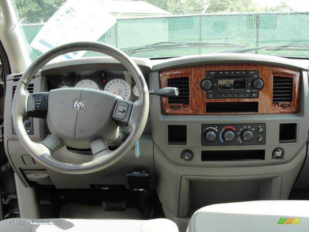 2006 Dodge Ram 2500 SLT Mega Cab Khaki Dashboard Photo #38299171