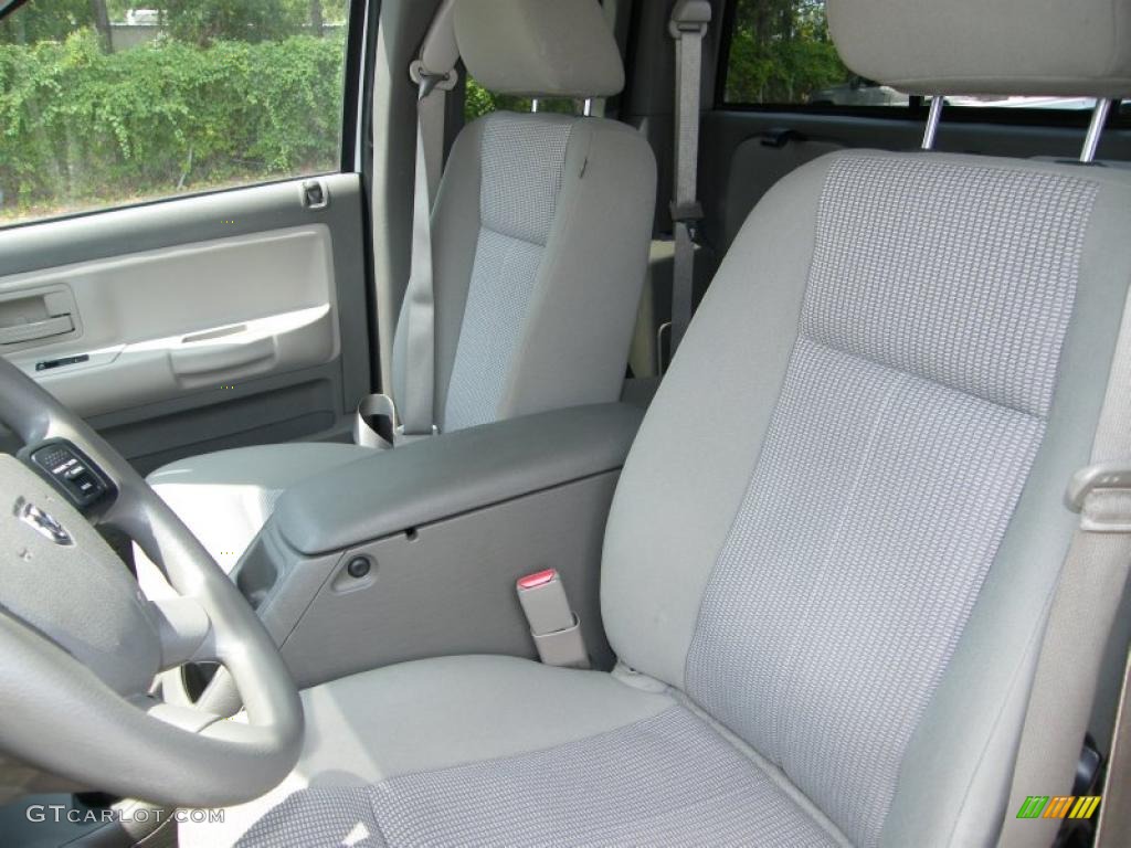 Medium Slate Gray Interior 2007 Dodge Dakota SLT Club Cab Photo #38299223