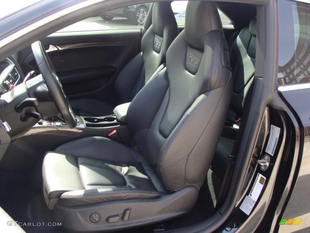 Black Interior 2008 Audi S5 4.2 quattro Photo #38299927