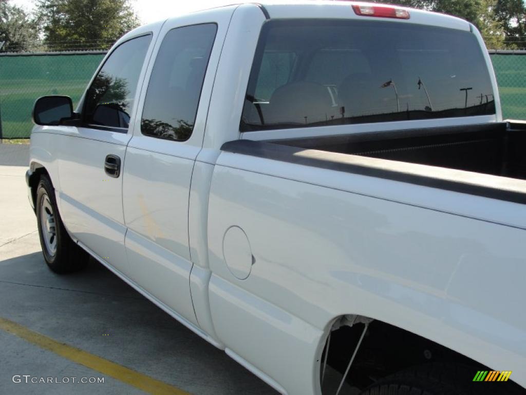 2007 Silverado 1500 Classic Work Truck Extended Cab - Summit White / Dark Charcoal photo #5