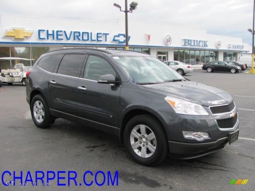 2010 Traverse LT AWD - Cyber Gray Metallic / Ebony photo #1