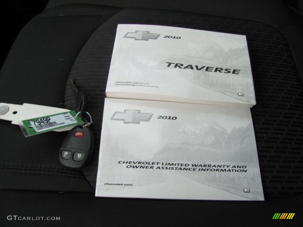 2010 Traverse LT AWD - Cyber Gray Metallic / Ebony photo #22