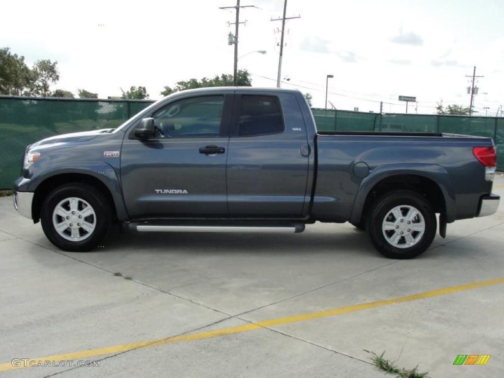 2008 Tundra SR5 Double Cab - Slate Gray Metallic / Graphite Gray photo #6