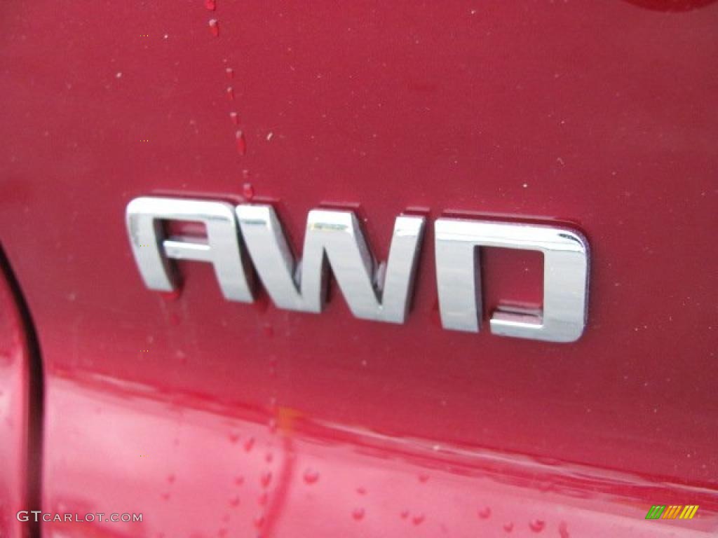 2010 Traverse LT AWD - Red Jewel Tintcoat / Ebony photo #9