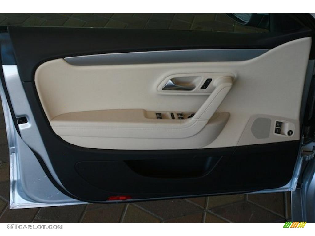 Cornsilk Beige/Black Interior 2011 Volkswagen CC Sport Photo #38304375