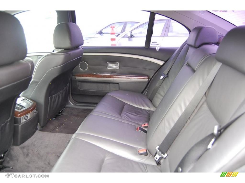 Black/Black Interior 2004 BMW 7 Series 745Li Sedan Photo #38304859