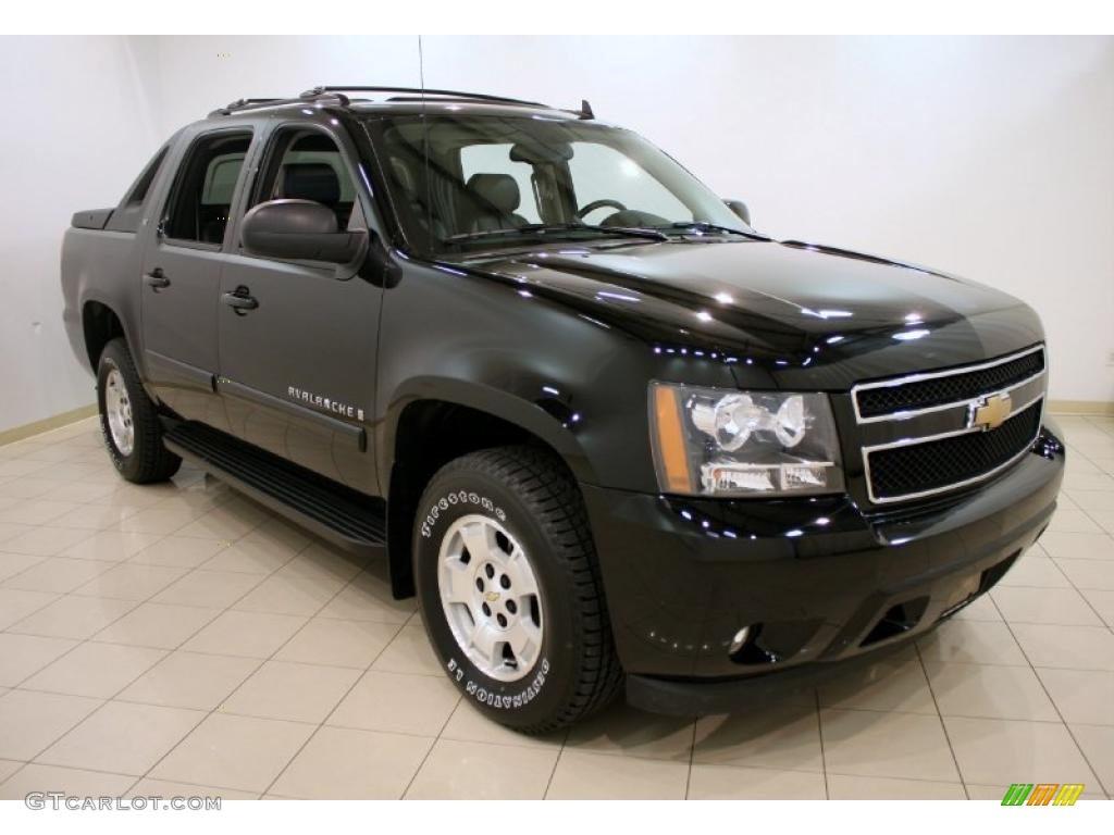 Black Chevrolet Avalanche