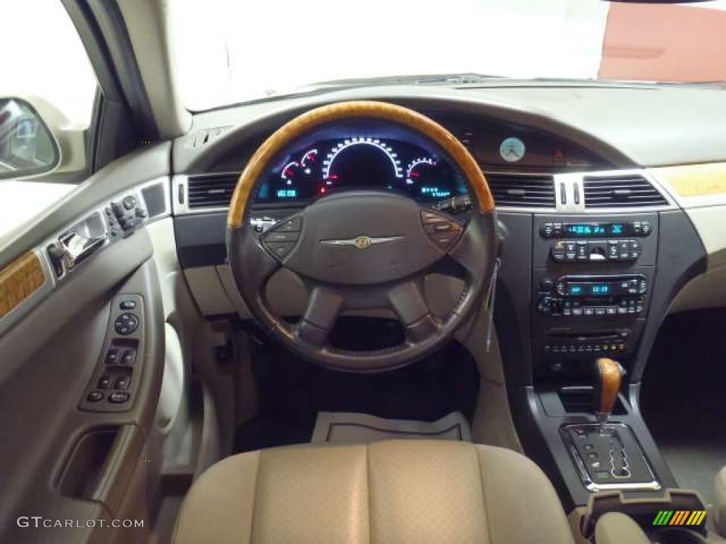 2005 Chrysler Pacifica Limited AWD Light Taupe Dashboard Photo #38306571