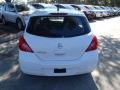 2011 Fresh Powder White Nissan Versa 1.8 S Hatchback  photo #4