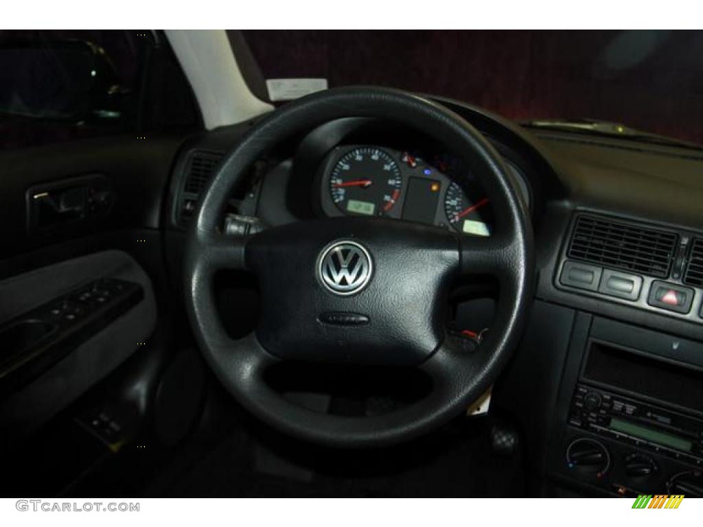 1999 Golf GLS 4 Door - Uni Black / Black photo #16