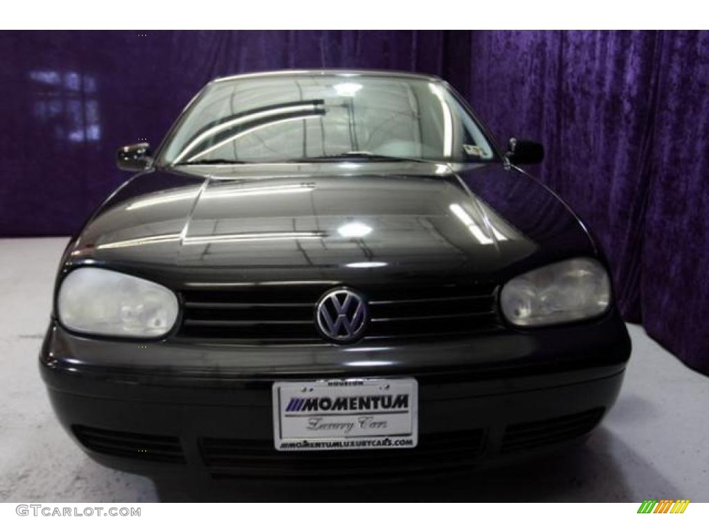 1999 Golf GLS 4 Door - Uni Black / Black photo #27