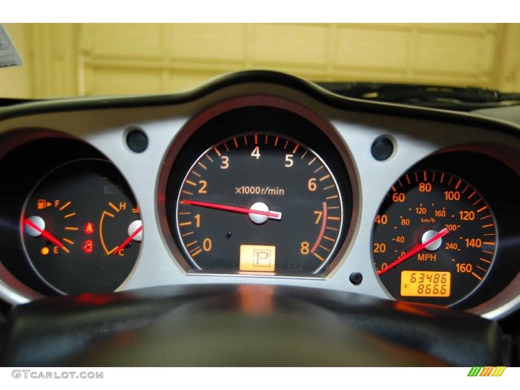 2006 Nissan 350Z Touring Coupe Gauges Photo #38307267