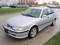 2002 Silver Metallic Saab 9-3 SE Sedan  photo #3