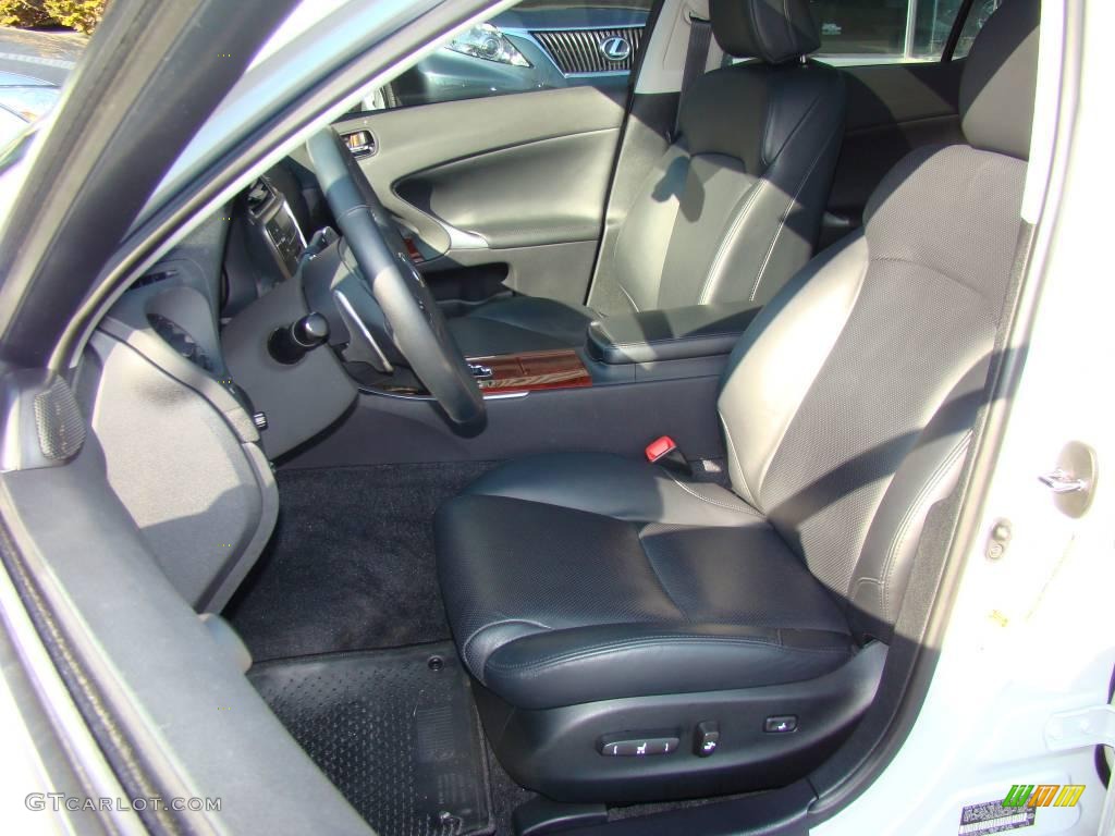 Black Interior 2008 Lexus IS 250 AWD Photo #3830837