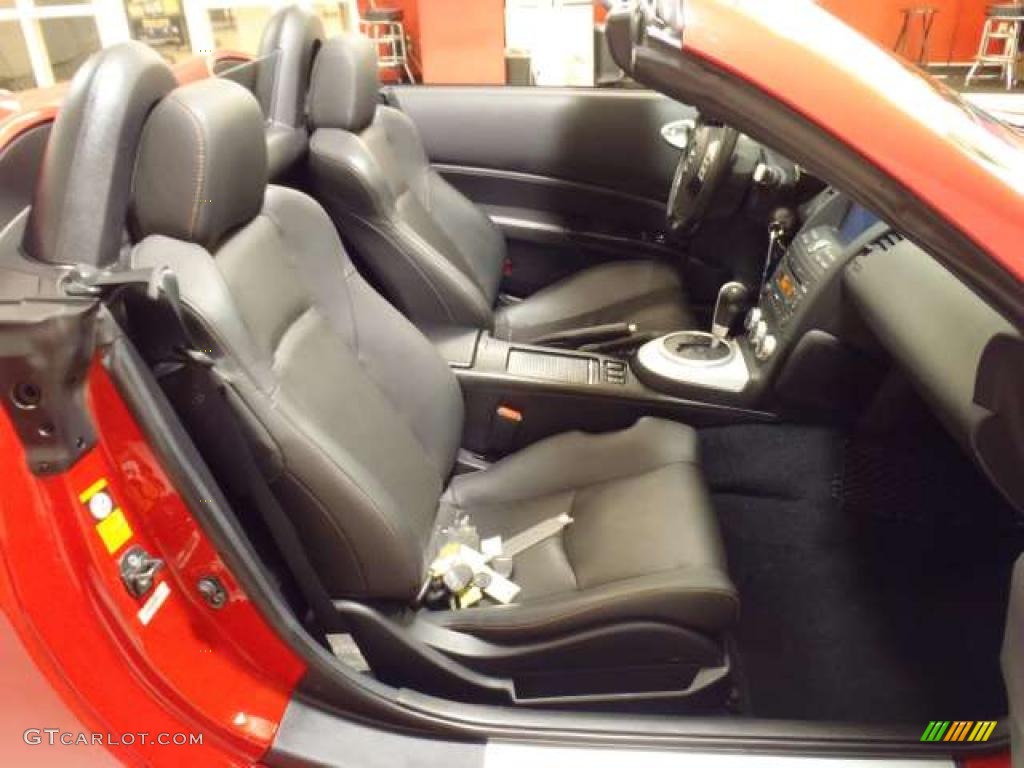 Charcoal Interior 2008 Nissan 350Z Grand Touring Roadster Photo #38308451