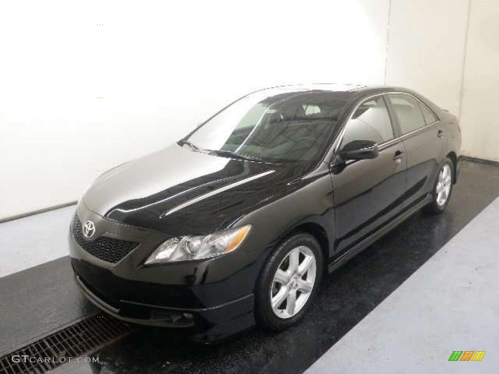 2007 Camry SE - Black / Dark Charcoal photo #1