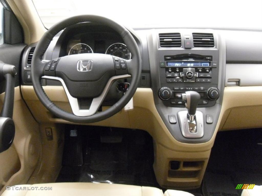 2011 Honda CR-V EX-L Ivory Dashboard Photo #38309775