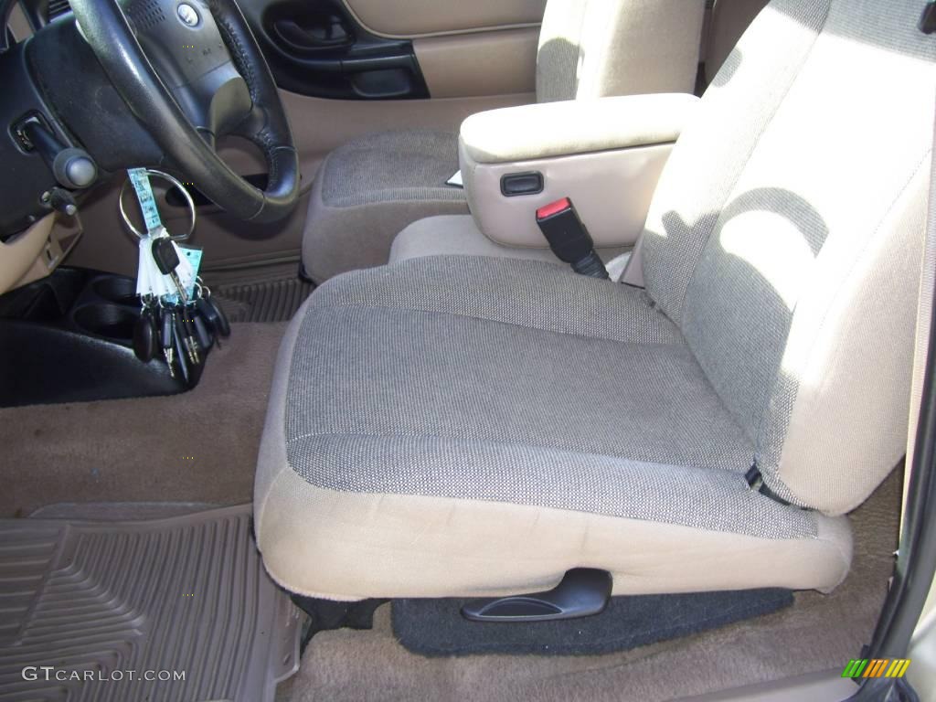 2001 Ranger XLT SuperCab 4x4 - Harvest Gold Metallic / Medium Prairie Tan photo #10