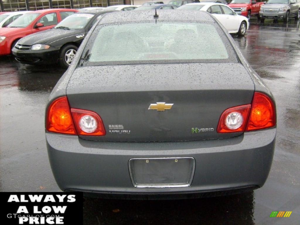 2008 Malibu Hybrid Sedan - Dark Gray Metallic / Titanium Gray photo #6