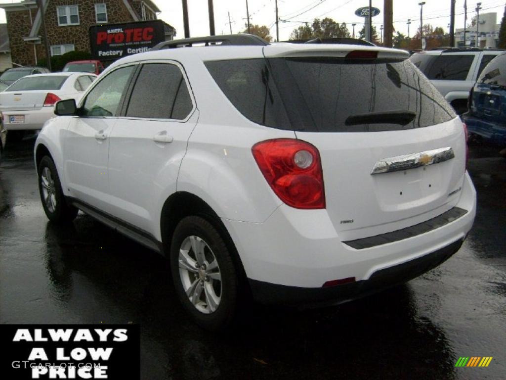 2010 Equinox LT AWD - Summit White / Jet Black photo #5