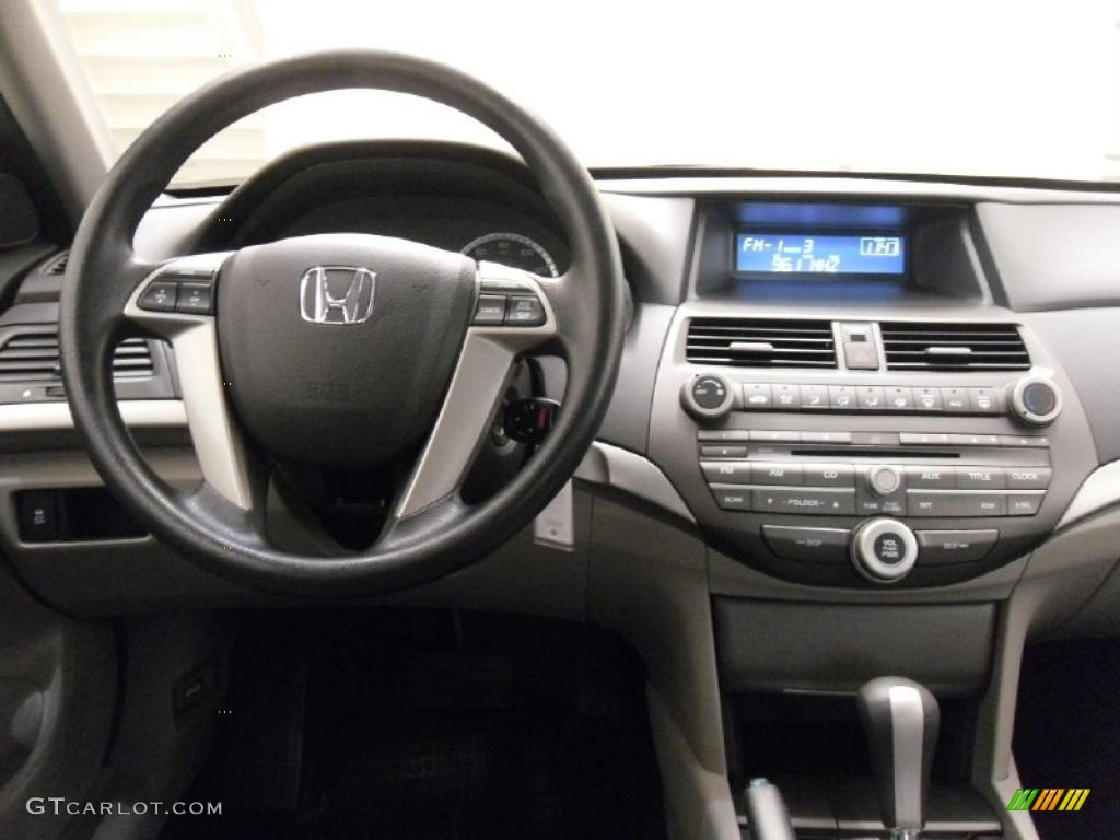 2011 Honda Accord LX Sedan Gray Dashboard Photo #38311231