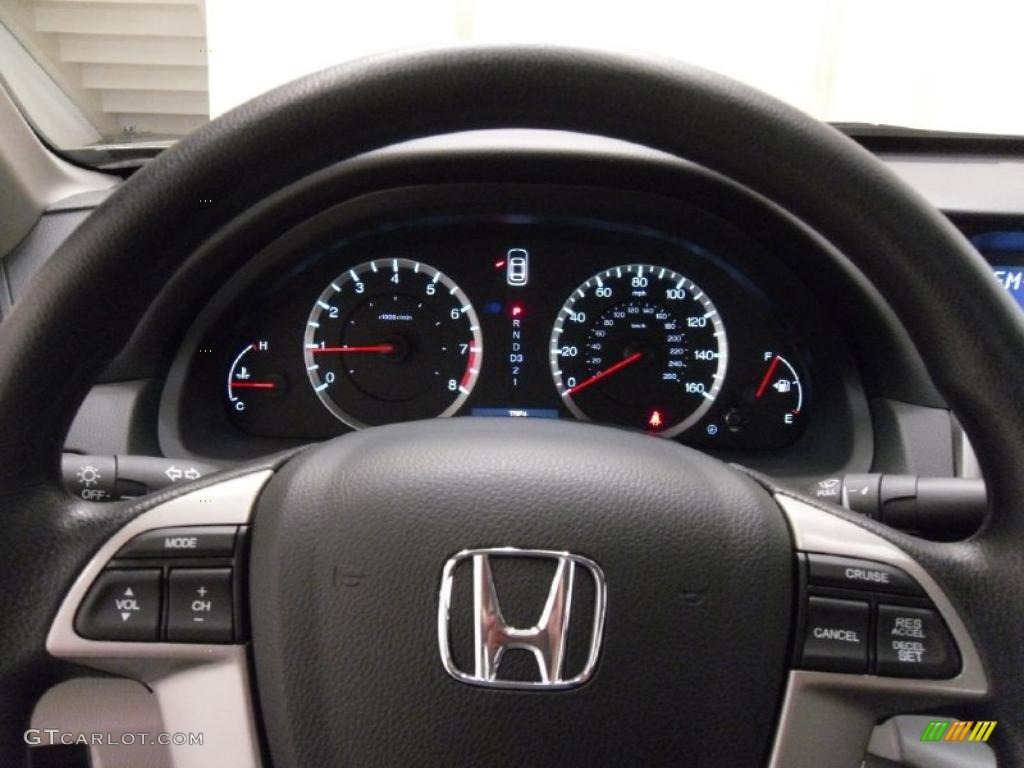2011 Honda Accord LX Sedan Gray Steering Wheel Photo #38311603