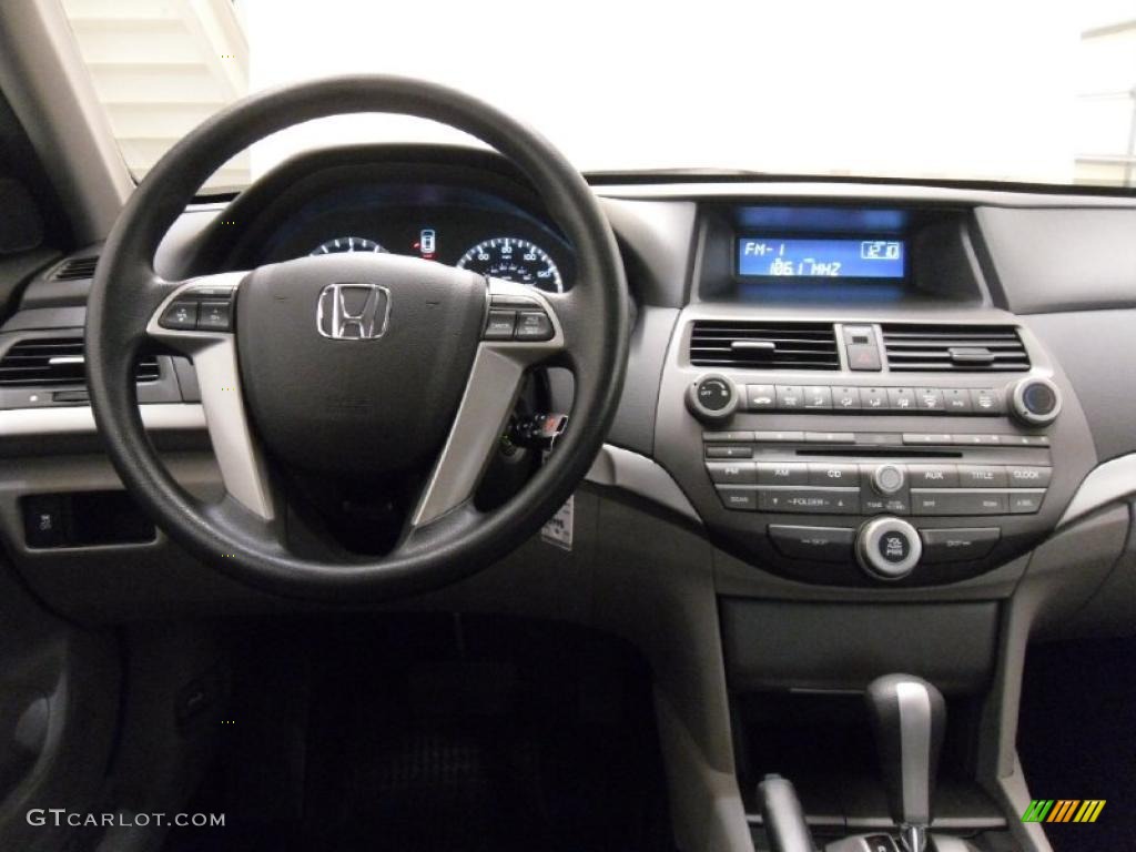 2011 Honda Accord LX Sedan Gray Dashboard Photo #38311695