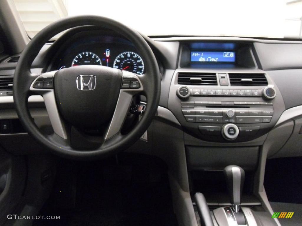 2011 Honda Accord LX-P Sedan Gray Dashboard Photo #38312191