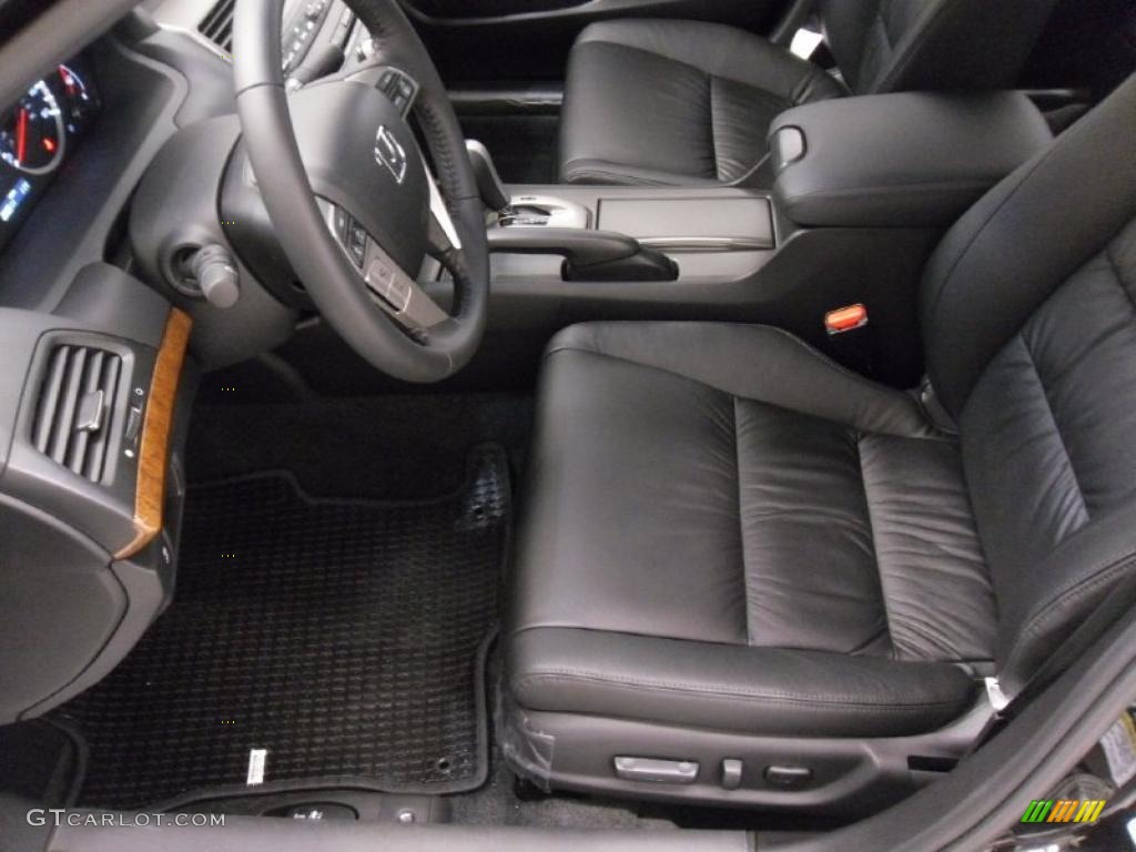 Black Interior 2011 Honda Accord EX-L V6 Sedan Photo #38312659
