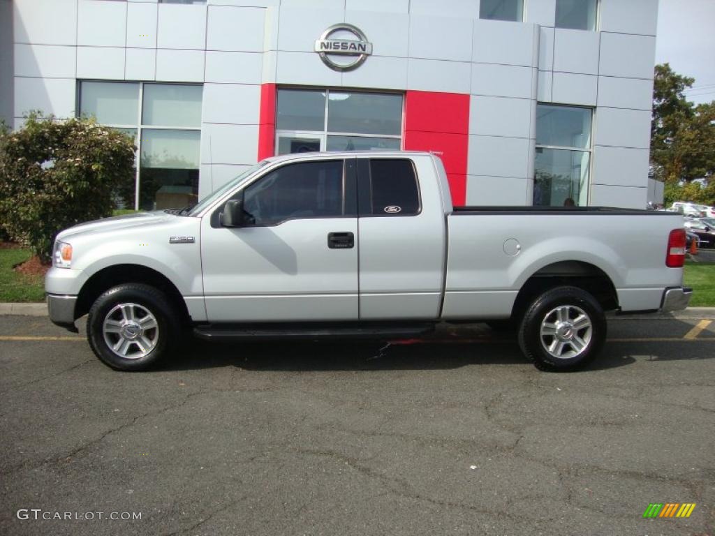 2006 F150 XLT SuperCab 4x4 - Silver Metallic / Medium/Dark Flint photo #2