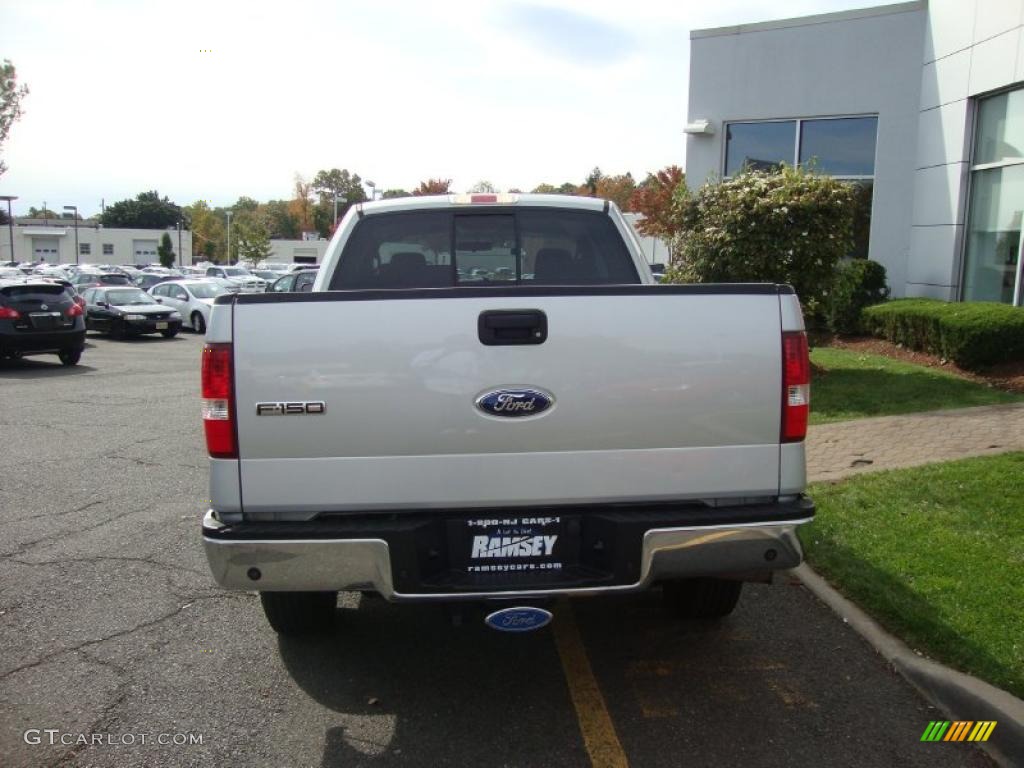 2006 F150 XLT SuperCab 4x4 - Silver Metallic / Medium/Dark Flint photo #3