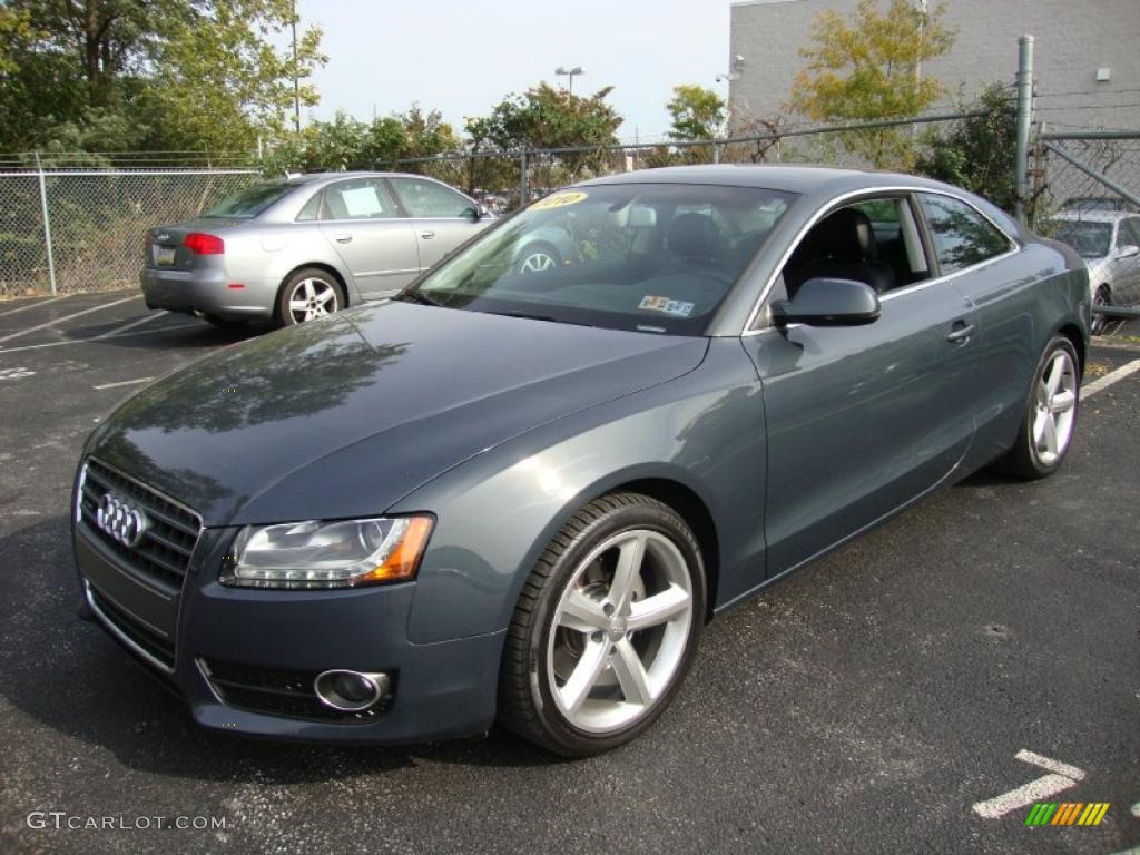 Meteor Gray Pearl Effect 2010 Audi A5 2.0T quattro Coupe Exterior Photo #38313455