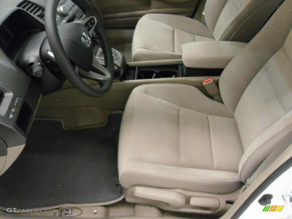 Beige Interior 2011 Honda Civic LX Sedan Photo #38313523