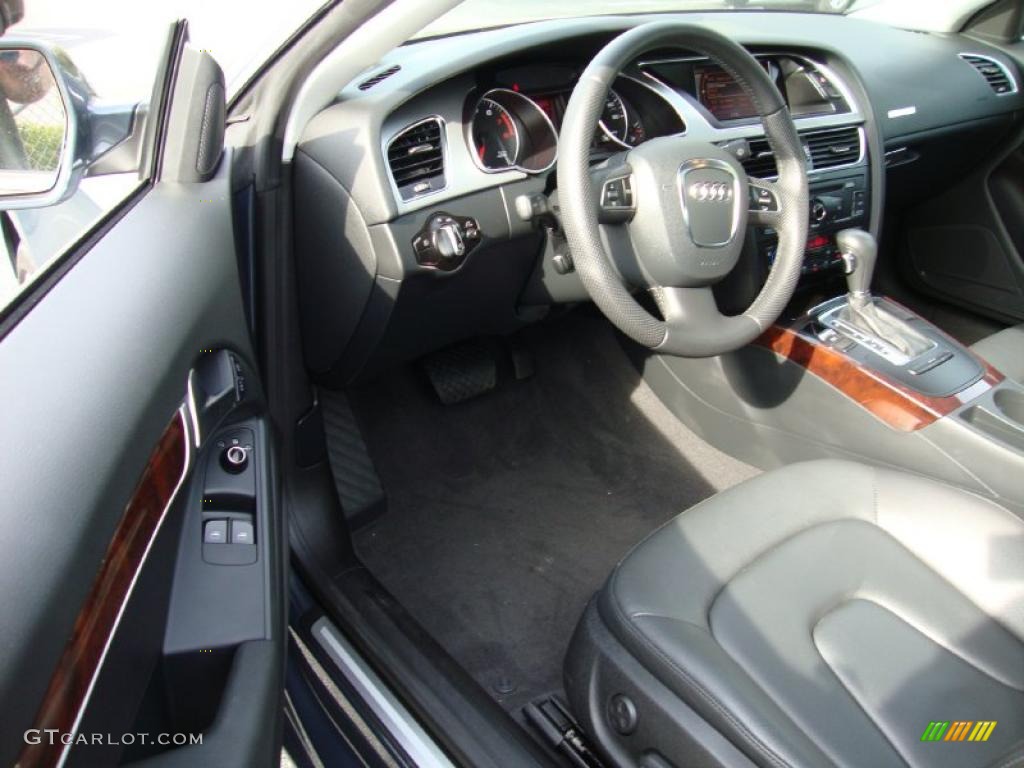 Black Interior 2010 Audi A5 2.0T quattro Coupe Photo #38313643