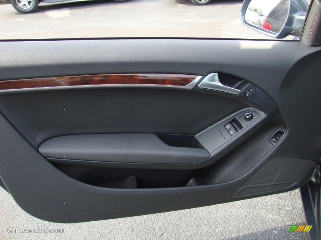 Black Interior 2010 Audi A5 2.0T quattro Coupe Photo #38313651