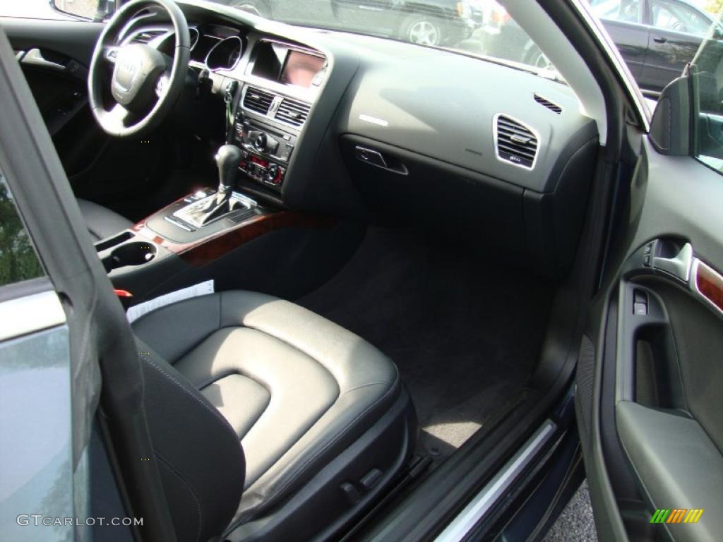 Black Interior 2010 Audi A5 2.0T quattro Coupe Photo #38313707